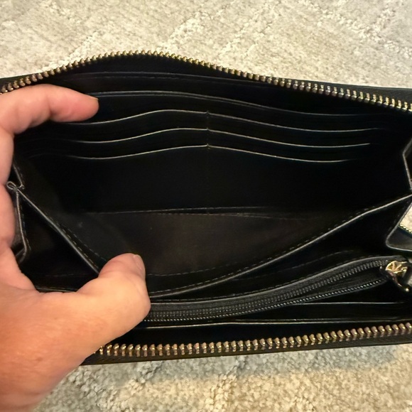 Kate Spade Cream and Black Polka Dot Wallet - Picture 6 of 14